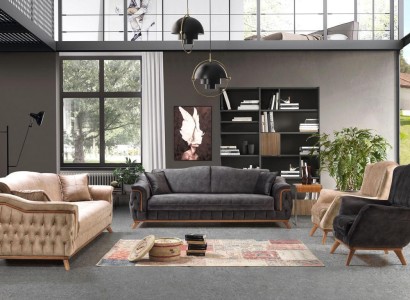 Set 4 piece sofa set 3311 Seater Suite Sofa Modern Design Sofas